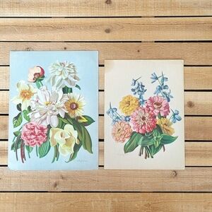 Floral Art Prints Set